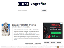 Tablet Screenshot of buscabiografias.com